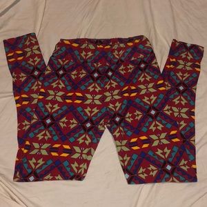 Aztec print LulaRoe leggings